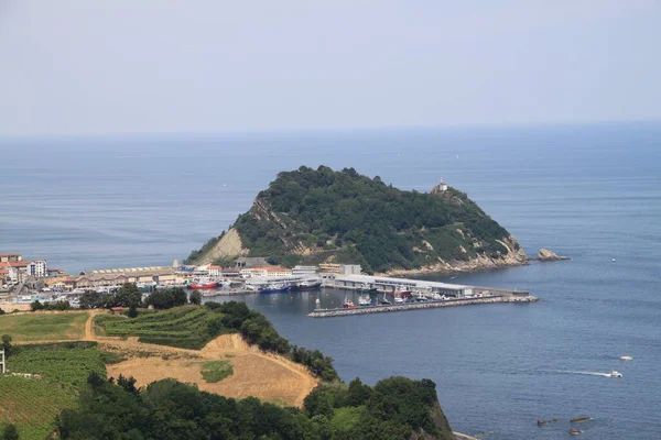 Getaria Skyline País Vasco España — Foto de Stock