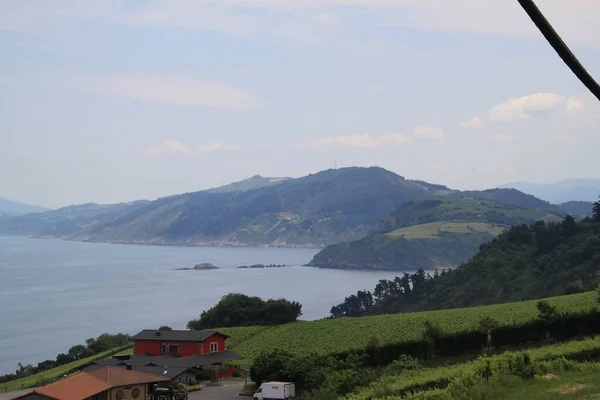 Bella Vista Sul Lago Sulle Montagne Estate — Foto Stock