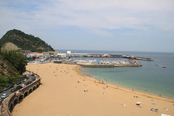 Paesaggio Del Porto Getaria Nei Paesi Baschi Spagna — Foto Stock