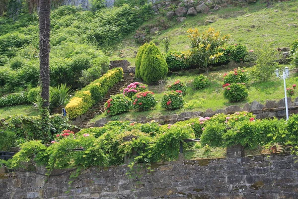 Jardín Una Colina Getaria País Vasco España —  Fotos de Stock