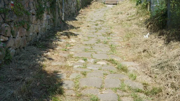 Stará Římská Silnice Část Camino Santiago Zarautz Baskicku Esapaa — Stock fotografie