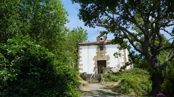 Pustelnia Santa Barbara Zarautz Camino Santiago Kraju Basków — Zdjęcie stockowe
