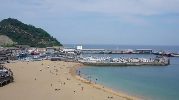 Paisaje Playa Del Puerto Getaria País Vasco España — Foto de Stock