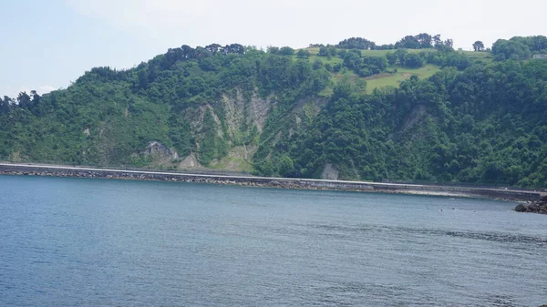 Carretera Costa Getaria Zarauz País Vasco España — Foto de Stock