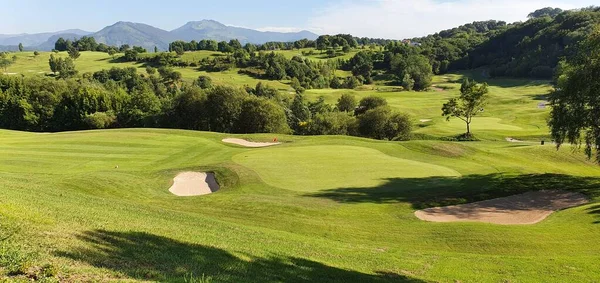 Landskap Golfbana Baskien Spanien — Stockfoto