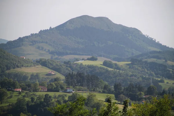 Ländliche Landschaft Donostia San Sebastian Baskenland Spanien — Stockfoto