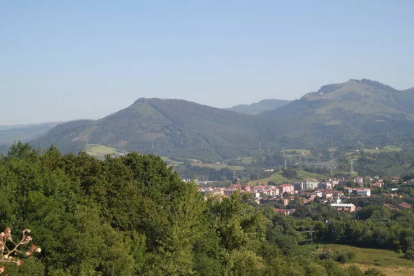 Vidéki Táj Donostia San Sebastian Baszkföld Spanyolország — Stock Fotó