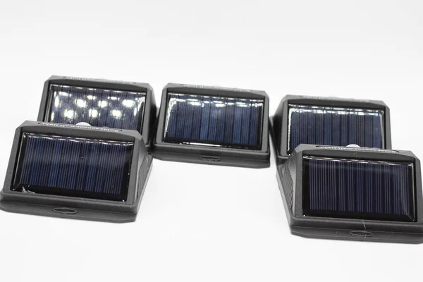 Proyectores Solares Con Sensor Movimiento Sensor Luz — Foto de Stock