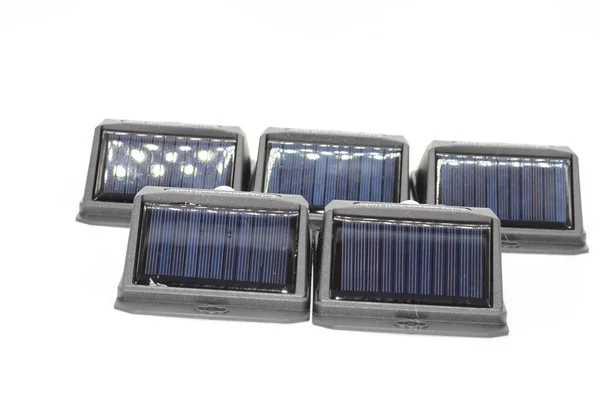 Proyectores Solares Con Sensor Movimiento Sensor Luz — Foto de Stock