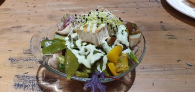 Bilbao 'da bir barda sebzeler