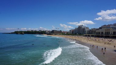 San Sebastian şehrinin manzarası