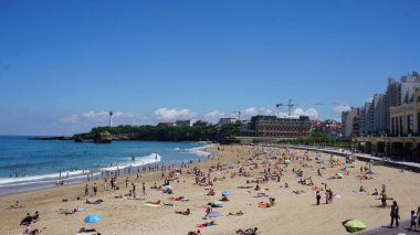 İspanya 'daki Bilbao şehrinin manzarası