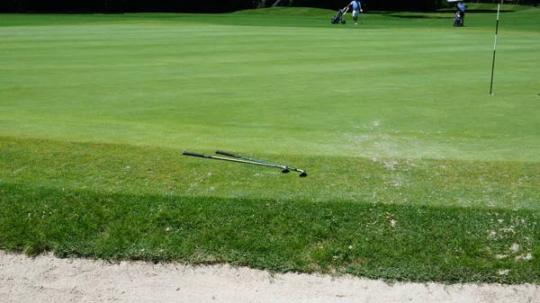 Nahaufnahme Eines Golfplatzes — Stockfoto