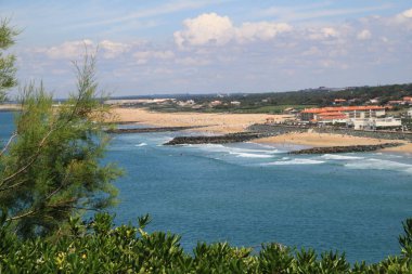 Biscay Körfezi kıyıları Biarritz, Bask Ülkesi, Aquitaine Fransa