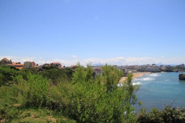 Biscay Körfezi kıyıları Biarritz, Bask Ülkesi, Aquitaine Fransa
