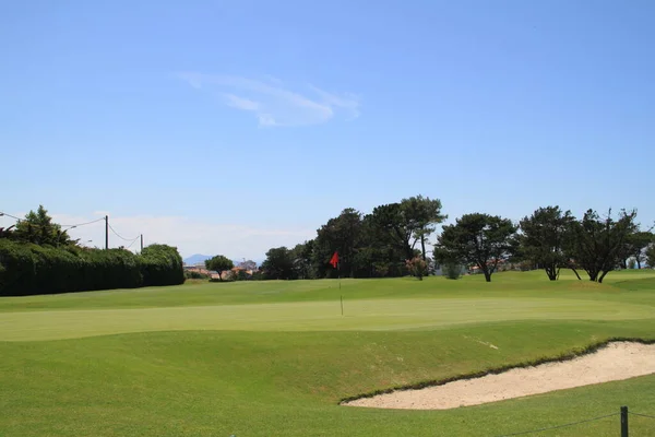 Paisaje Biarritz Golf País Vasco Aquitania Francia — Foto de Stock