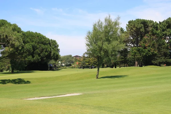 Biarritz Golf Landscape Baskicku Aquitaine Francie — Stock fotografie