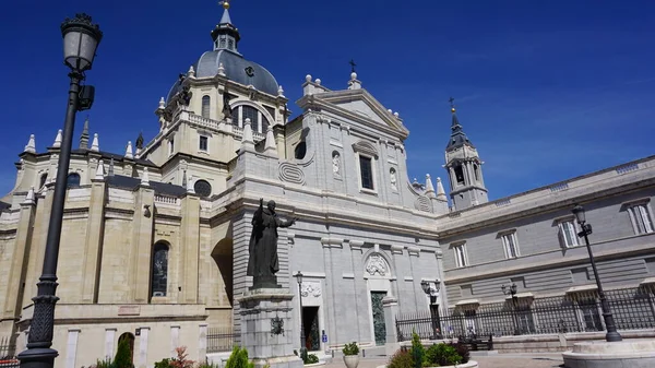 Madrid Spain August 2020 Almudena Cathedral Madrid — Stock Photo, Image