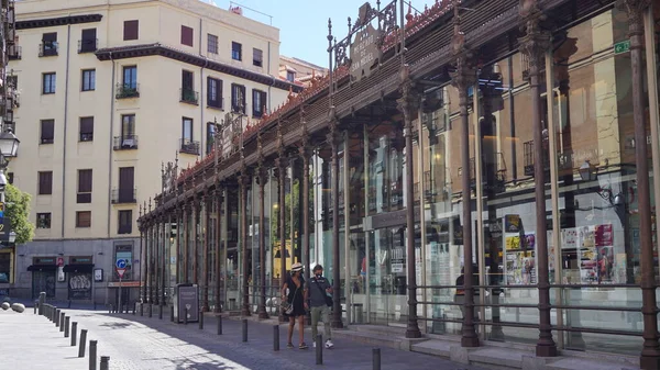 Madrid Espanha Agosto 2020 Mercado San Miguel Madrid — Fotografia de Stock