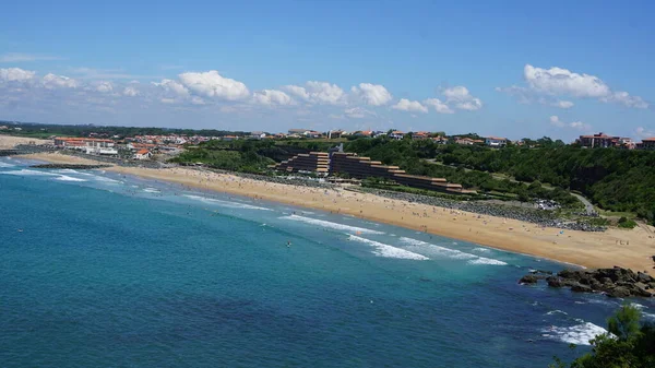 Эйн Франция Июня 2020 Года Пейзаж Пляжа Биарра — стоковое фото