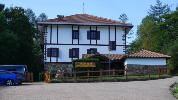 Природний Парк Уркіола Bizkaia Basque Country Spain August 2020 Information — стокове фото