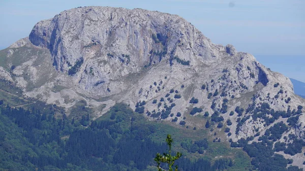 Berge Des Naturparks Urkiola Baskenland — Stockfoto