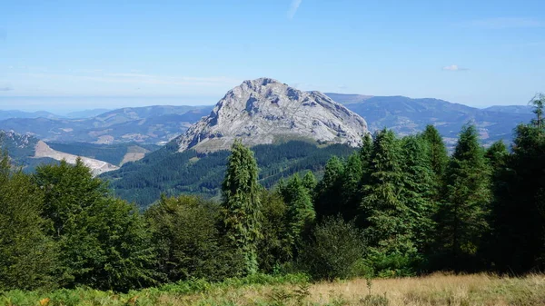 Góry Parku Naturalnego Urkiola Kraju Basków — Zdjęcie stockowe