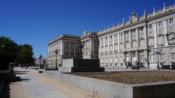 Madrid Spanya Ağustos 2020 Madrid Kraliyet Sarayı — Stok fotoğraf