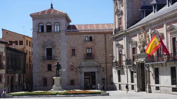 Madrid Spain August 2020 Historic Building Madrid — Stock Photo, Image