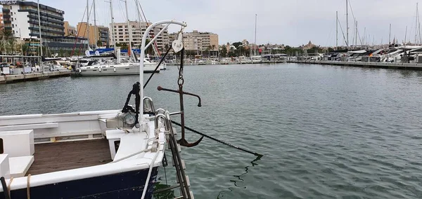 Palma Maiorca Ilhas Baleares Espanha Agosto 2020 Barcos Atracados Marina — Fotografia de Stock