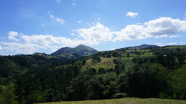 Paisaje Rural Las Montañas Deba País Vasco — Foto de Stock