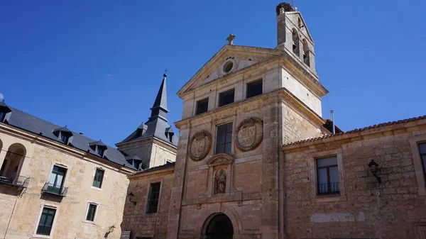 Lerma Burgos Espanha Setembro 2020 Fachada Igreja Lerma Burgos — Fotografia de Stock