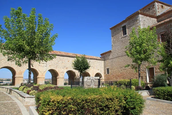 Vacker Arkad Staden Lerma Provinsen Burgos Spanien — Stockfoto
