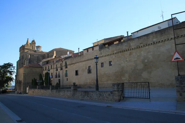 Laguardia Álava País Vasco Septiembre 2020 Muralla Medieval Localidad Laguardia — Foto de Stock