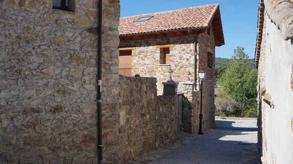 Landsbygdslandskapet Garganta Los Montes Stad Turist Intresse Sierra Madrid — Stockfoto