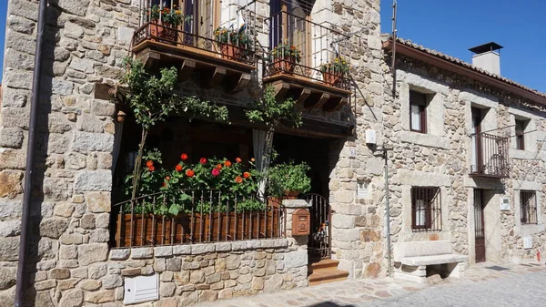 Landsbygdslandskapet Garganta Los Montes Stad Turist Intresse Sierra Madrid — Stockfoto