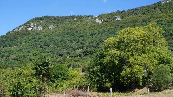 Navarra Bergslandskap Spanien — Stockfoto