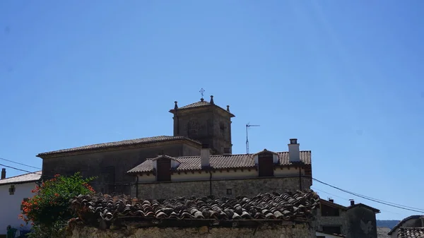 Landschap Van Kerk Van Baquedano Navarra Spanje — Stockfoto