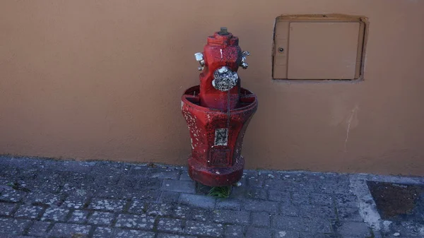 Fire Hydrant Baquedano Navarra Spain — Stock Photo, Image