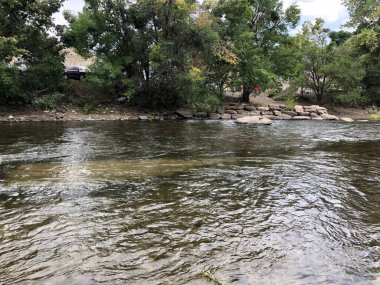  Colorado, ABD 'deki Salida' da Arkansas Nehri manzarası