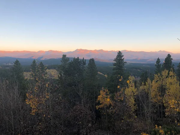 Ανατολή Ηλίου Στο Golden Gate Canyon State Park Στο Κολοράντο — Φωτογραφία Αρχείου