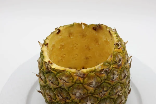 Pineapple Emptied Manual Pineapple Peeler — Stock Photo, Image