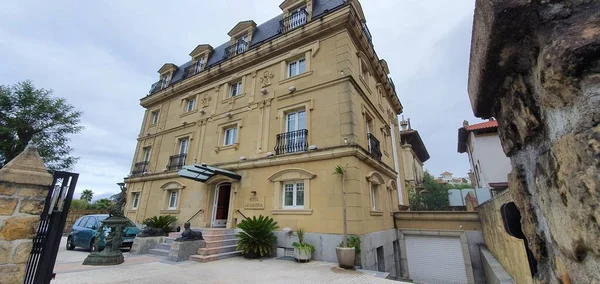 Donostia San Sebastian Pais Vasco Hiszpania Października 2020 Przytulny Hotel — Zdjęcie stockowe