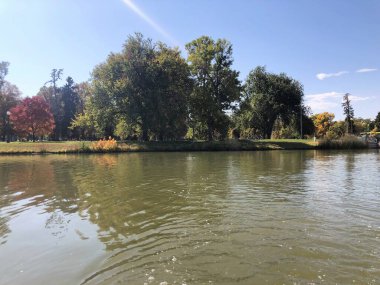 Denver Colorado, ABD 'de Golden Gate State Park' ın sonbaharda manzarası