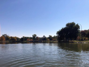 Denver Colorado, ABD 'de Golden Gate State Park' ın sonbaharda manzarası