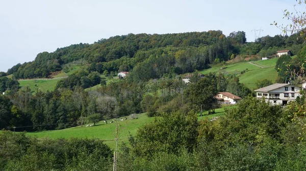 Paisagens País Basco Nas Montanhas Gipuzkoa — Fotografia de Stock