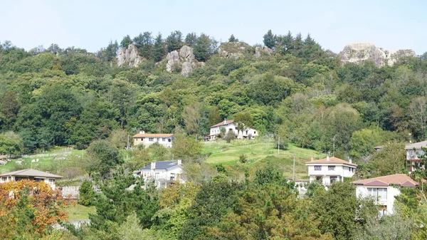 Krajobrazy Kraju Basków Górach Gipuzkoa — Zdjęcie stockowe