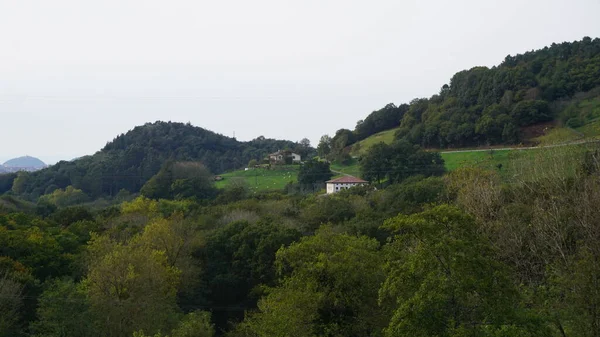Landskap Baskien Bergen Gipuzkoa — Stockfoto