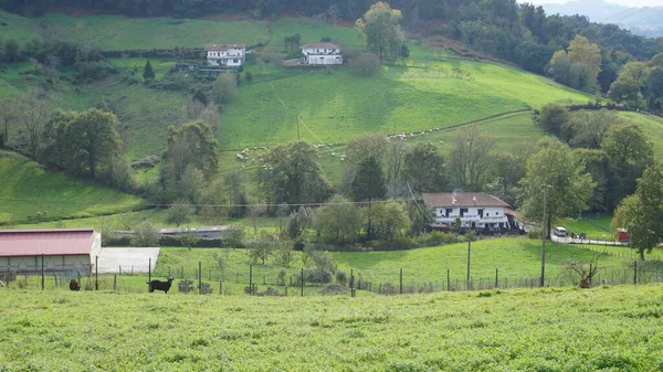 Paysages Pays Basque Dans Les Montagnes Gipuzkoa — Photo