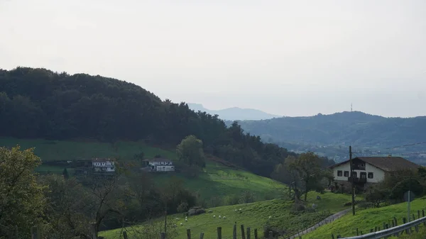 Landskap Baskien Bergen Gipuzkoa — Stockfoto